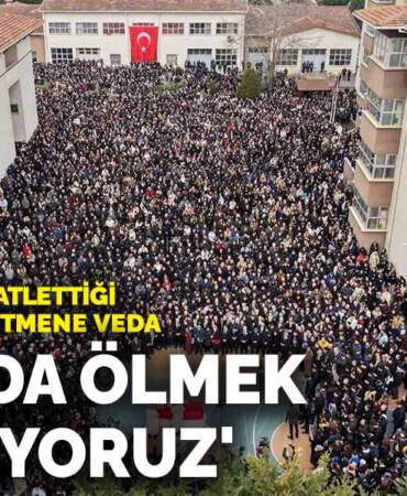 Öğrencisinin katlettiği Fatma Nur öğretmene veda: ‘Okulda ölmek istemiyoruz’