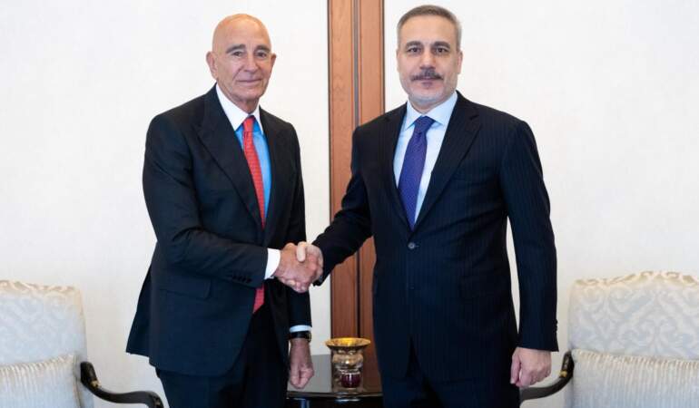 Fidan, ABD Büyükelçisi Barrack’ı kabul etti