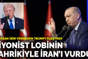 Erdoğan isim vermeden Trump’ı eleştirdi: Siyonist lobinin tahrikiyle İran’ı vurdu