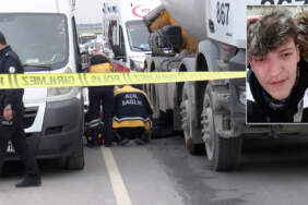 Güngören’de feci kaza: Motosiklet sürücüsünün üzerinden beton mikseri geçti