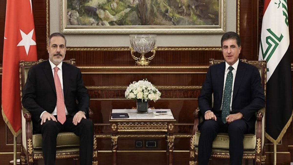 Bakan Fidan Barzani ile görüştü