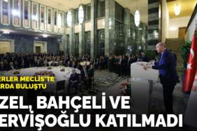 Liderler Meclis’te iftarda buluştu: Özel, Bahçeli ve Dervişoğlu katılmadı