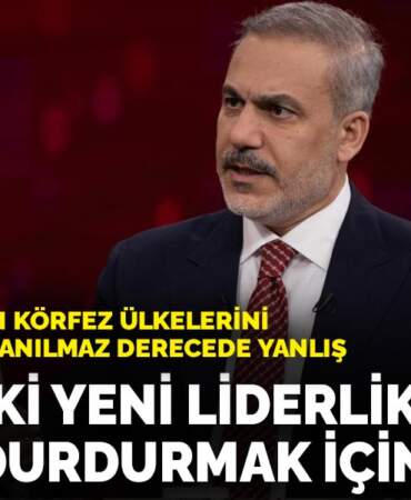 Fidan: Tahran’ın körfez ülkelerini bombalaması inanılmaz derecede yanlış: İran’daki yeni liderlik, savaşı durdurmak için fırsat