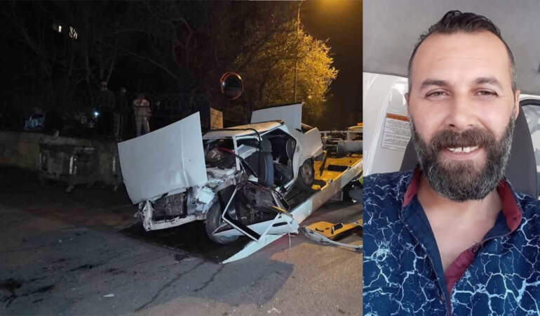Kartal’da feci kaza! Otomobil duvara çarptı, sürücü hayatını kaybetti