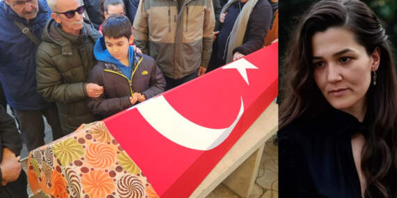 Fatma Nur öğretmen son yolculuğuna uğurlandı: Oğlu tabutuna sarıldı