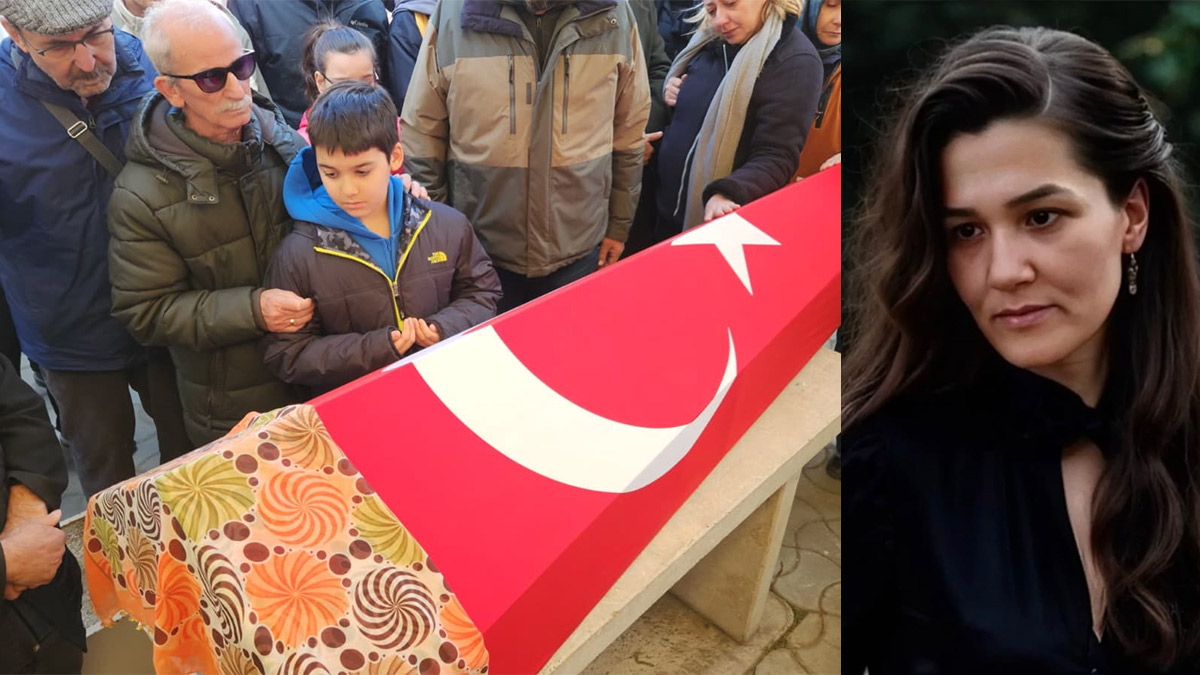 Fatma Nur öğretmen son yolculuğuna uğurlandı: Oğlu tabutuna sarıldı