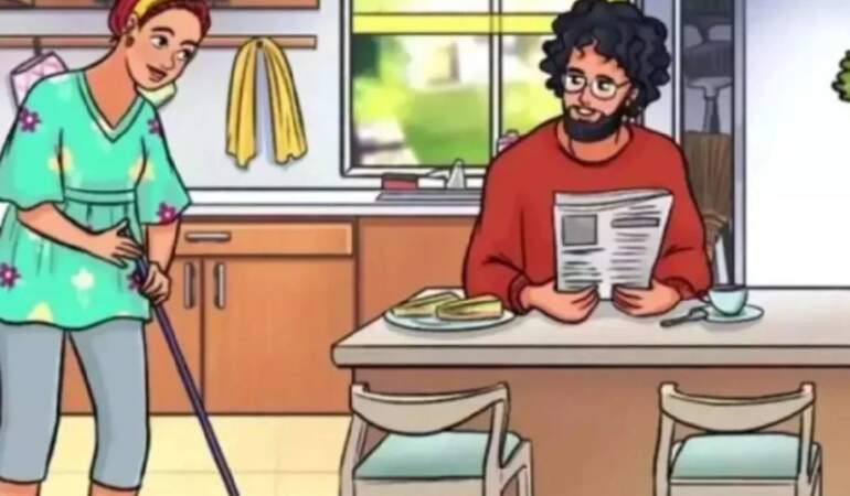 Sadece dikkati en keskin olanlar görüyor! Mutfaktaki bu tuhaflığı 15 saniyede bulabilir misin?