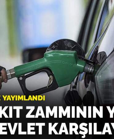 Resmi Gazete’de yayımlandı: Akaryakıt zammının yüzde 75’ini devlet karşılayacak