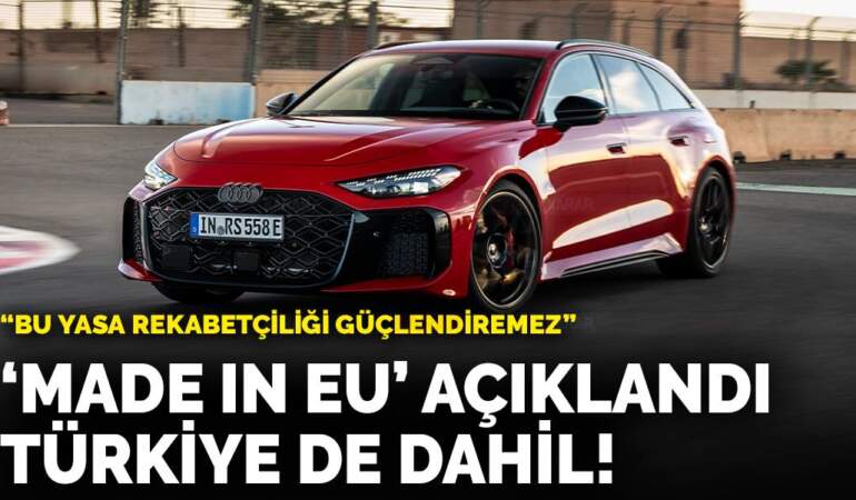 AB’nin “Made in EU” yasası çıktı ama sektör memnun değil