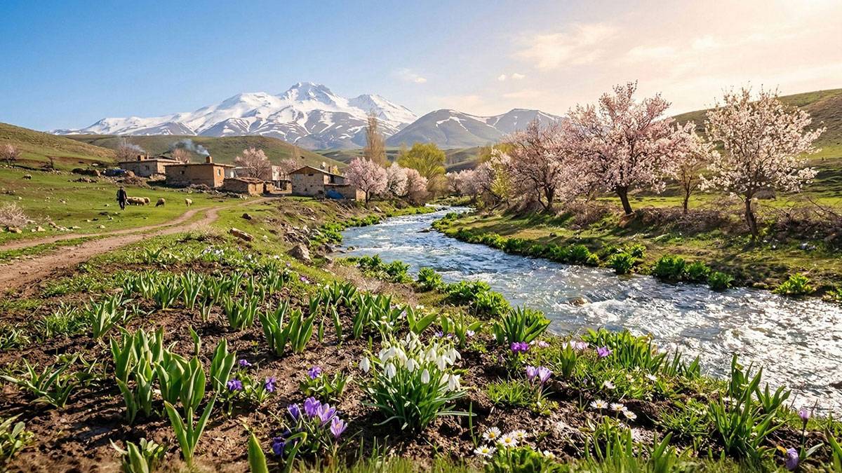 Üçüncü cemre ne zaman düşer? Havalar ne zaman ısınacak? Baharın müjdecisi cemre, toprakla buluştu