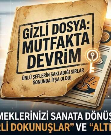 MUTFAKTA DEVRİM: Şeflerin sakladığı o gizli dosya sonunda ifşa oldu!