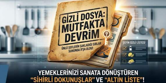 MUTFAKTA DEVRİM: Şeflerin sakladığı o gizli dosya sonunda ifşa oldu!