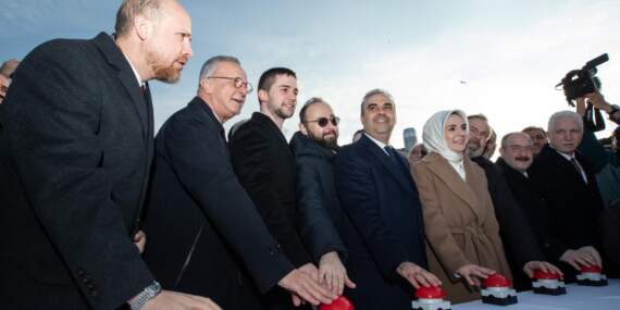 Recep Tayyip Erdoğan Anadolu İmam Hatip Lisesi için yeni yurt projesinin temeli atıldı