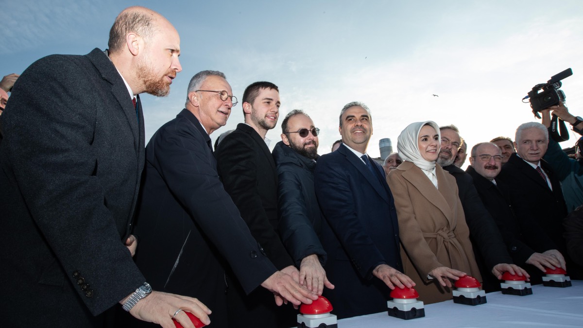 Recep Tayyip Erdoğan Anadolu İmam Hatip Lisesi için yeni yurt projesinin temeli atıldı