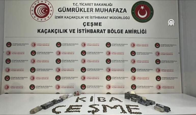 Çeşme Limanı’nda tarihi eser operasyonu: 7 bin 550 parça ele geçirildi