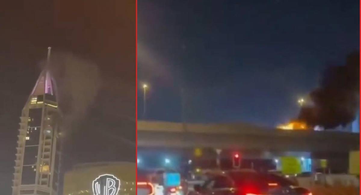 Dubai’ye art arda saldırı: Havalimanının ardından şehrin simge gökdeleni de vuruldu