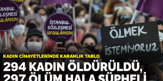 Kadın cinayetlerinde karanlık tablo: 294 kadın öldürüldü, 297 ölüm hala şüpheli