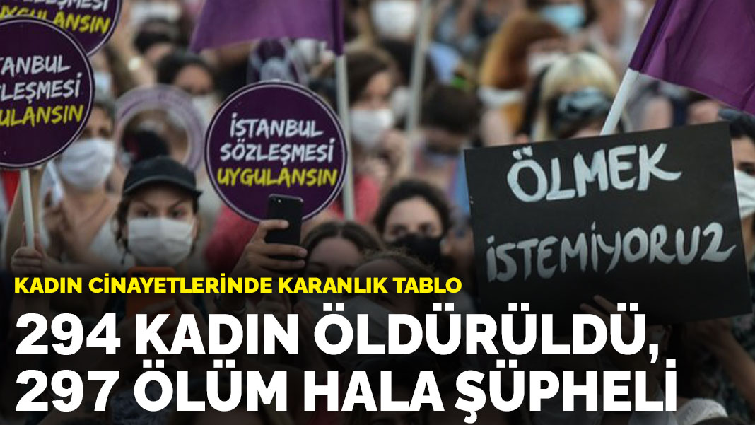 Kadın cinayetlerinde karanlık tablo: 294 kadın öldürüldü, 297 ölüm hala şüpheli