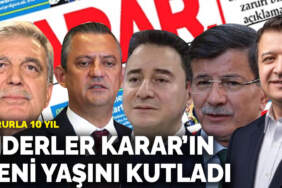Gururla 10 yıl: Liderler ANKARAGÜNDEM’ın yeni yaşını kutladı