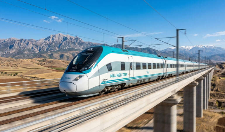 Mersin Gaziantep hızlı tren hattı güzergahı neresi? Yerli trenler hangi hatta kullanılacak? 8 vagonlu yerli tren Gaziantep yolunda