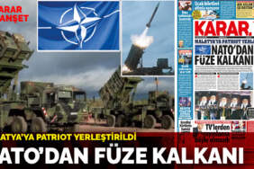 Malatya’ya patriot yerleştirildi: NATO’dan füze kalkanı