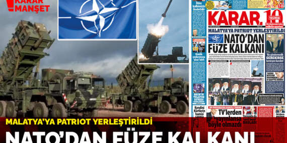 Malatya’ya patriot yerleştirildi: NATO’dan füze kalkanı