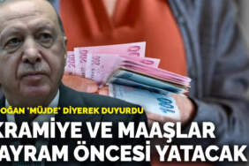 Erdoğan ‘müjde’ diyerek duyurdu: İkramiye ve maaşlar bayram öncesi yatacak