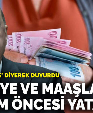 Erdoğan ‘müjde’ diyerek duyurdu: İkramiye ve maaşlar bayram öncesi yatacak