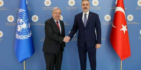 Dışişleri Bakanı Hakan Fidan, BM Genel Sekreteri Guterres ile görüştü