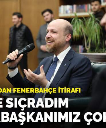 Bilal Erdoğan’dan Fenerbahçe itirafı: 3. golde sıçradım, Cumhurbaşkanımız çok güldü
