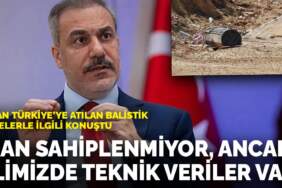 Fidan Türkiye’ye atılan balistik füzelerle ilgili konuştu: İran sahiplenmiyor, ancak elimizde teknik veriler var