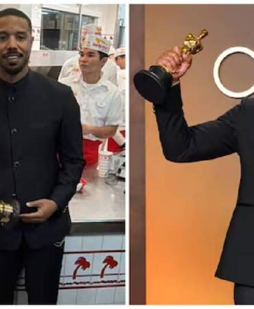 Oscar’ı elinde tuttu sevinci ilginç oldu! Soluğu burgerci de aldı