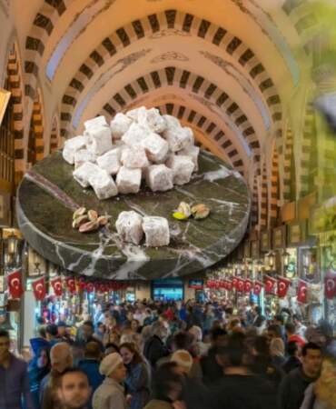 Eminönü’nde bayram mesaisi: Bir dilim fıstıklı baklava 80 lira