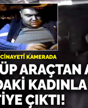 İzmir’de taksici cinayeti kamerada! Öldürüp araçtan attı, yanındaki kadınla gezintiye çıktı