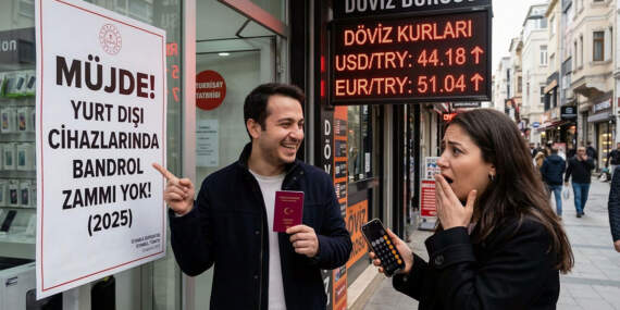 Elektronik cihaz bandrol ücreti ne kadar? Yurt dışı cihaz gümrük vergisi değişti mi? Ekran boyutuna göre ücretler belli oldu