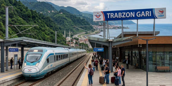 Ankara Trabzon hızlı tren hattı ne zaman açılacak, durakları neler? Samsun Sarp demiryolu nereden geçecek? Sahile dev ulaşım ağı