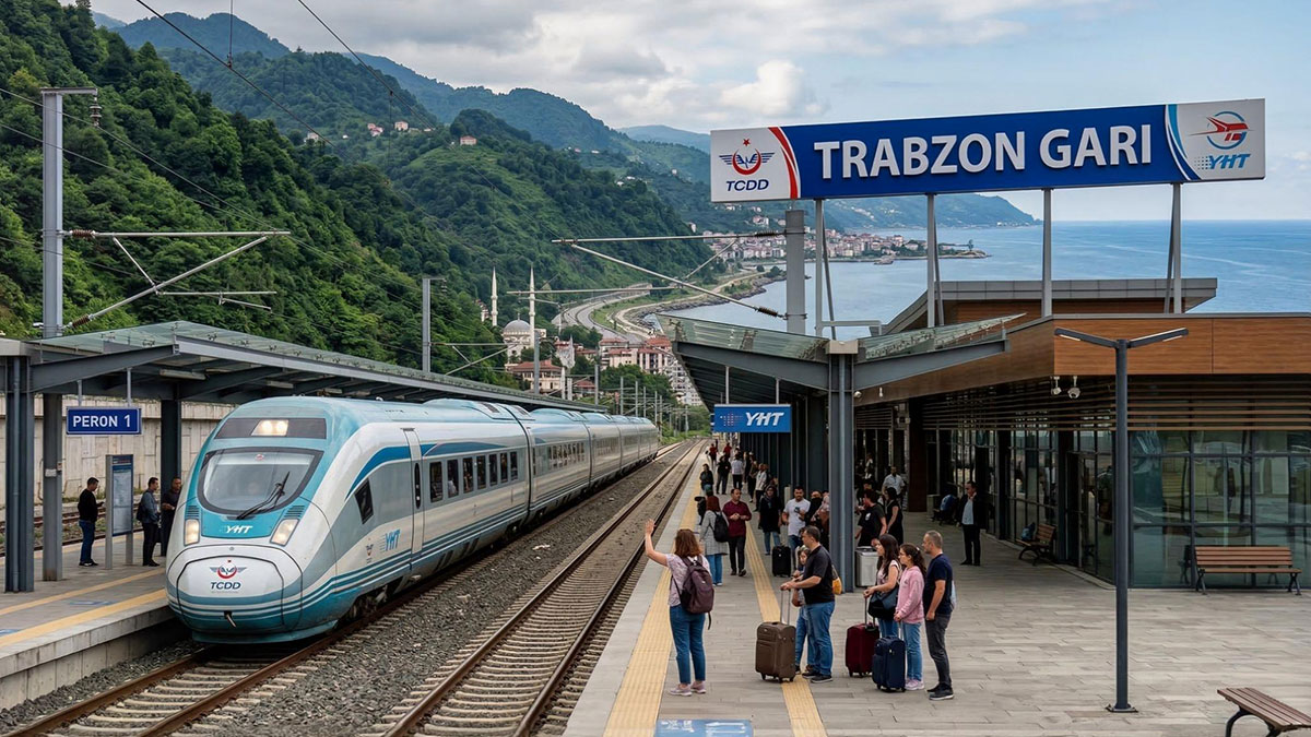 Ankara Trabzon hızlı tren hattı ne zaman açılacak, durakları neler? Samsun Sarp demiryolu nereden geçecek? Sahile dev ulaşım ağı