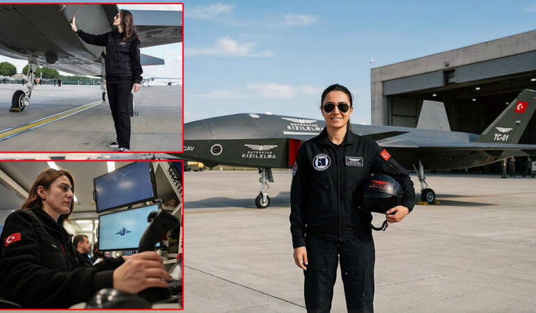 Kızılelma pilotu Elif Ergin kimdir, kaç yaşında, aslen nereli? Bayraktar Kızılelma özellikleri neler? Kadın pilotun başarı dolu öyküsü