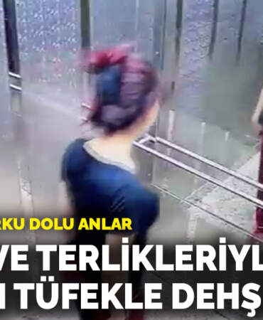 İstanbul’da korku dolu anlar: Evinden pijama ve terlikleriyle çıktı, pompalı tüfekle dehşet saçtı