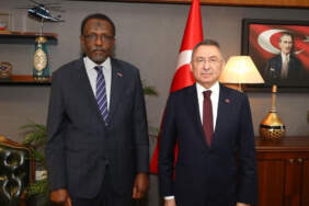 Fuat Oktay, Sudan’ın Ankara Büyükelçisi ile görüştü