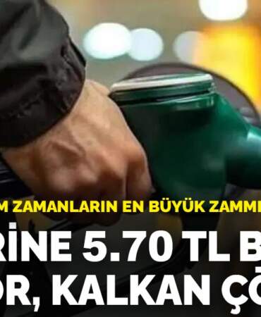 Akaryakıtta tüm zamanların en büyük zammı: Motorine 5.70 TL birden geliyor, kalkan çöktü