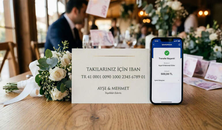 Düğünde takı yerine IBAN olur mu? Düğün takısı için IBAN vermek ayıp mı? Düğünlerde nakit yerine IBAN dönemi