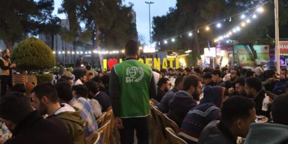 Genç İHH’dan Şam Üniversitesi’nde 1500 kişilik iftar