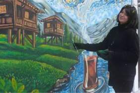 Rize’nin simgesi Van Gogh’la birleşti! Duvarlar yeniden hayat buldu!