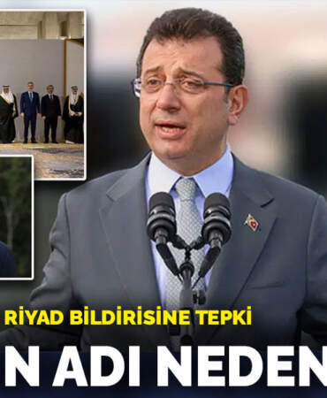 İmamoğlu’ndan Riyad bildirisine tepki: ABD’nin adı neden yok?