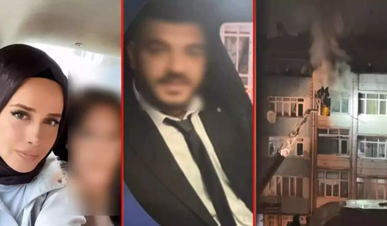 Fatih’te kan donduran olay: Eşini katledip evi ateşe verdi