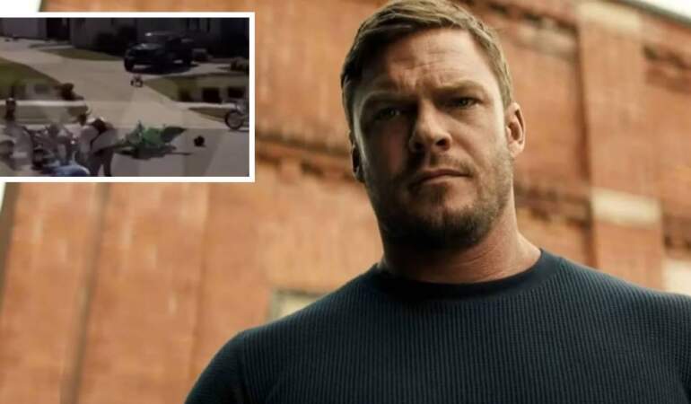 Hollywood yıldızı Alan Ritchson’dan şok eden hareket: Çocukların gözü önünde komşusunu dövdü