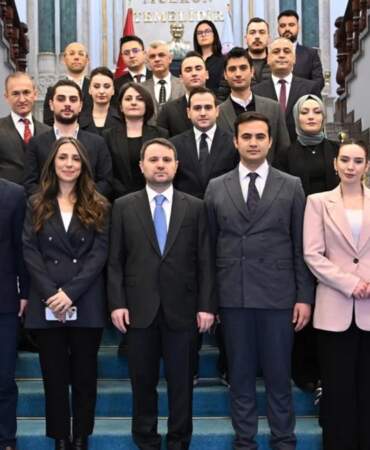 Gürlek, yargı muhabirleriyle bayramlaştı
