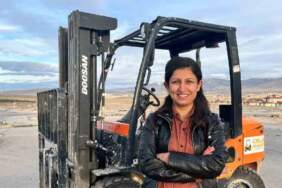 Kadınların gururu! 23 yaşında forklift kullanıyor, görenler şaşırıp kalıyor