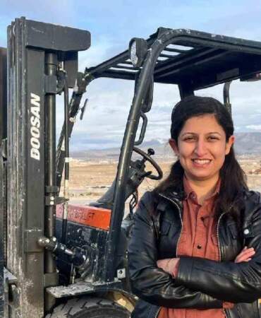 Kadınların gururu! 23 yaşında forklift kullanıyor, görenler şaşırıp kalıyor